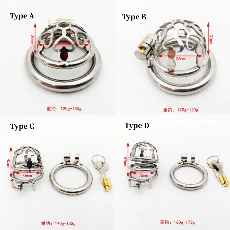 Steel Hearts Chastity Cage