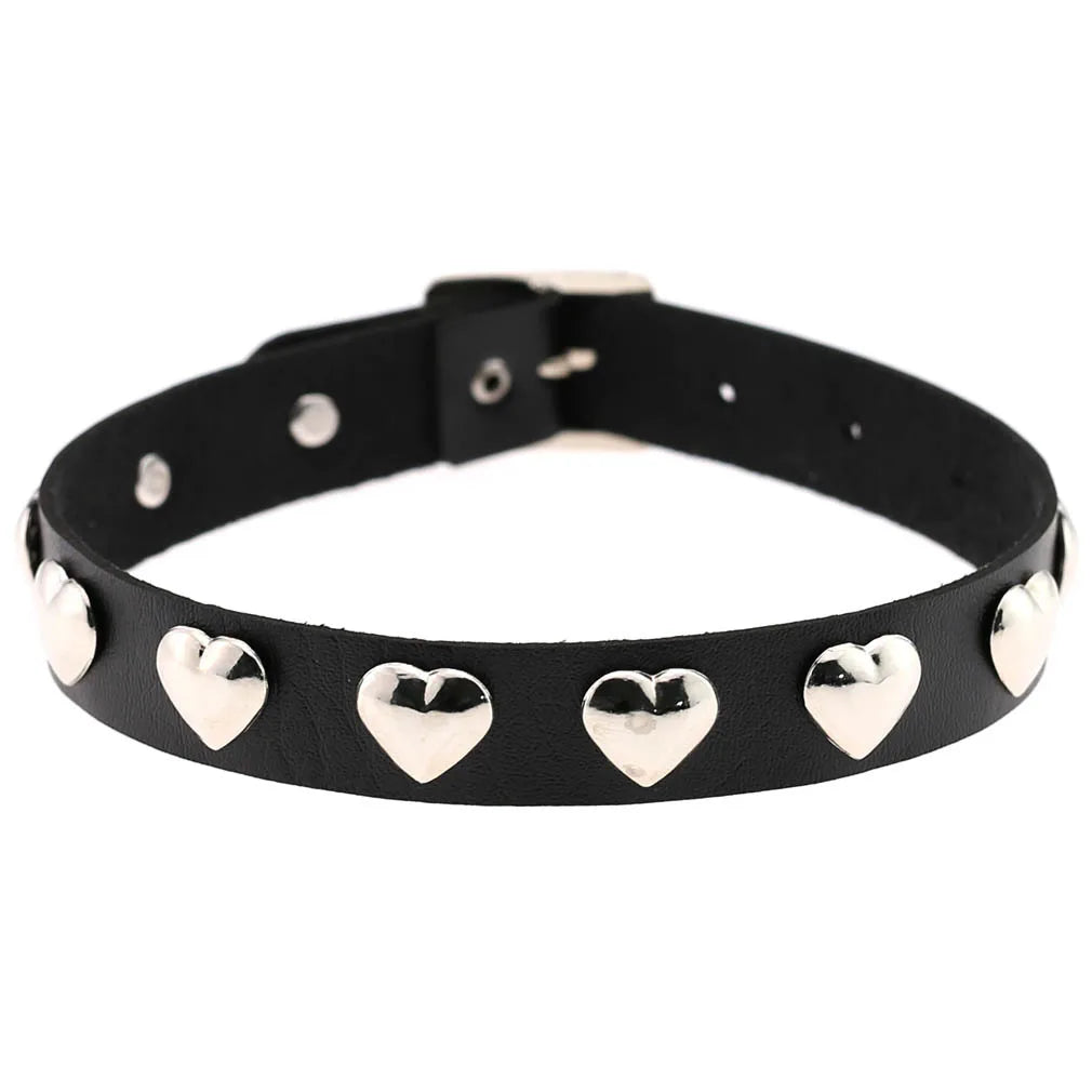Dark Heart Chokers - Collars - Twisted Jezebel