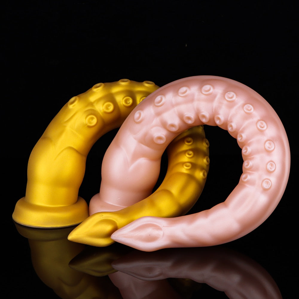 Throat Ticklr Liquid Silicone Tentacle - Anal Toy - Twisted Jezebel