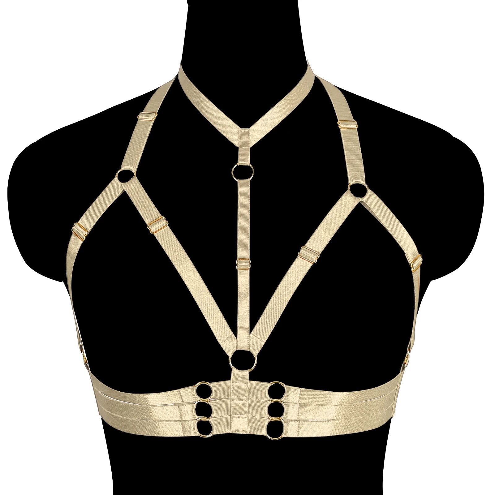NUVO 5-Strap Sissy Harness - Lingerie - Twisted Jezebel