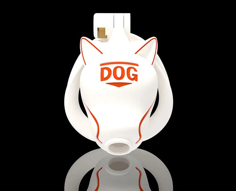Locked Dog Pup Chastity Cage