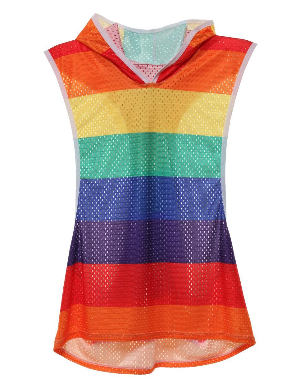 Rainbow Bright Hooded Tank & Shorts - Romper - Twisted Jezebel