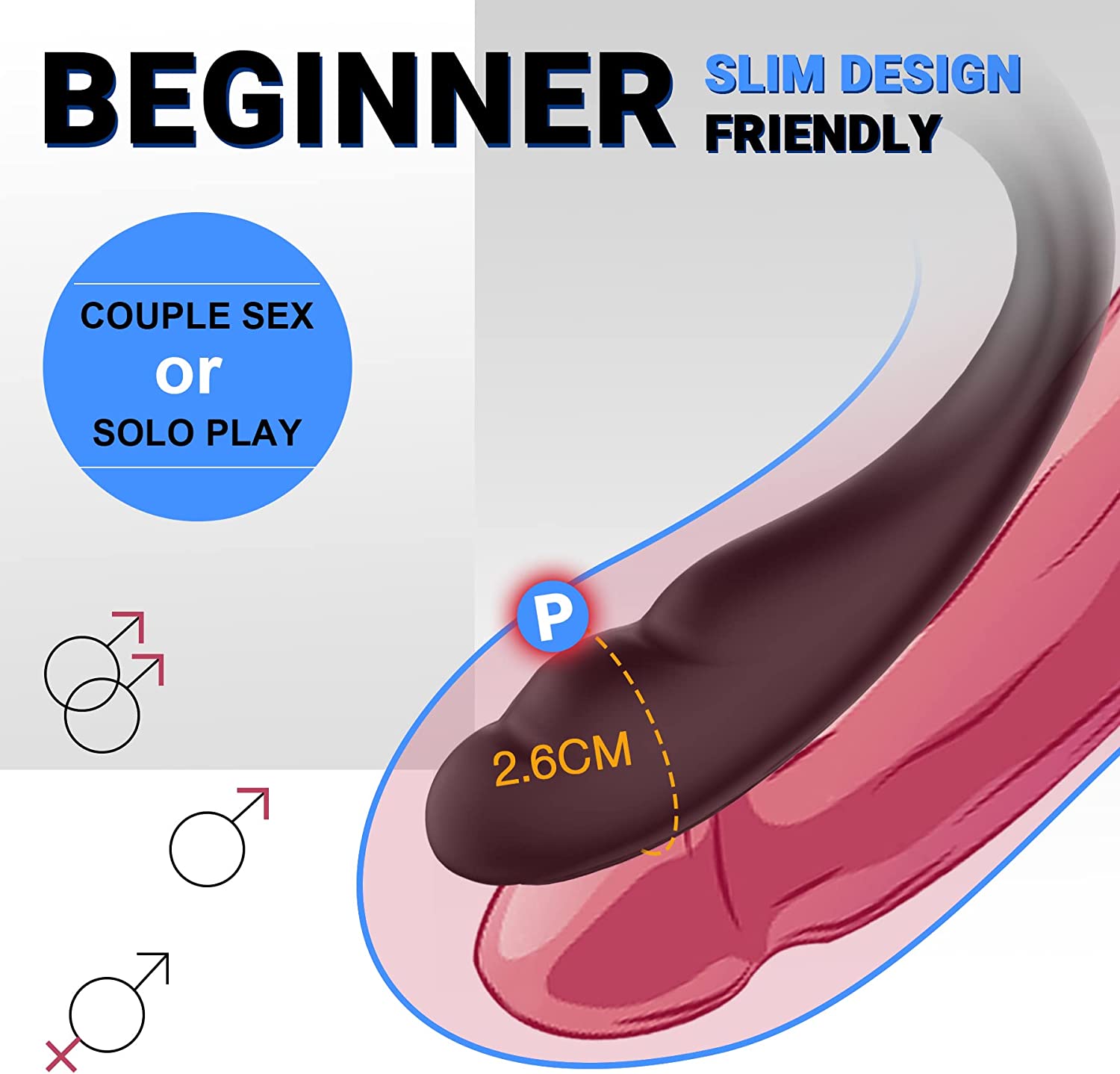 Borden Vibrating Prostate Milker (US, UK, and France Only) - Prostate Milker - Twisted Jezebel