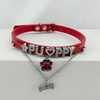 Personalized Rhinestone Puppy Collar