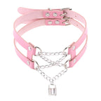 DEZI Choke Collars, Pink Sissy - Collars - Twisted Jezebel