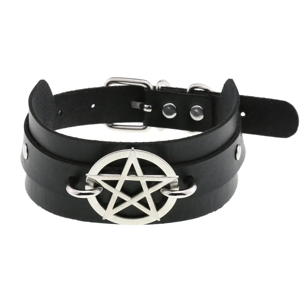 DEZI Choker Collars, Black - Collars - Twisted Jezebel