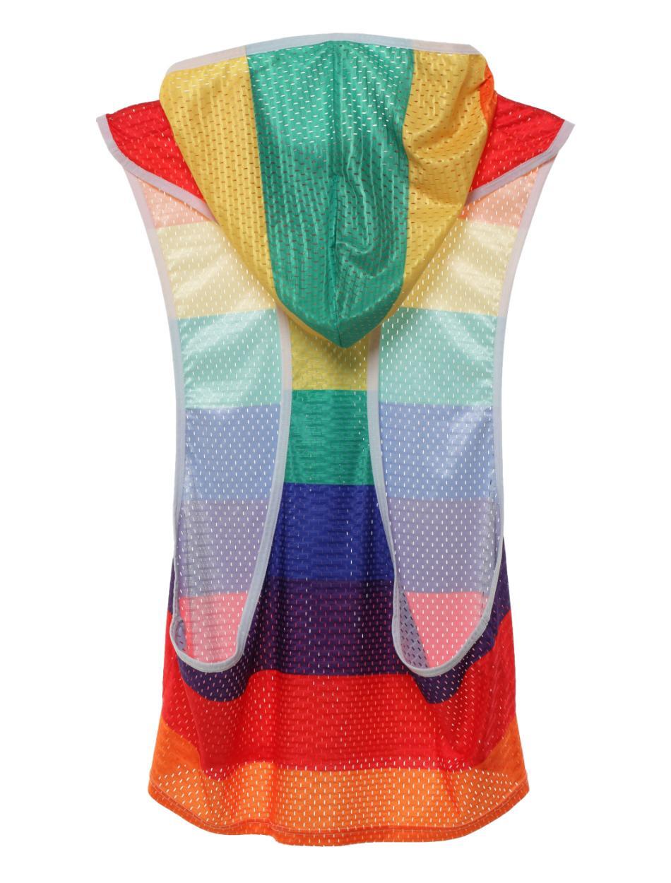 Rainbow Bright Hooded Tank & Shorts - Romper - Twisted Jezebel