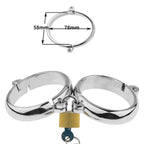 Stainless Steal Cuffs - Handcuffs - Twisted Jezebel