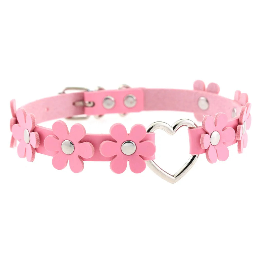 DEZI Choke Collars, Pink Sissy - Collars - Twisted Jezebel
