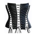 SteamSissy Synth Leather Lace-up Corset