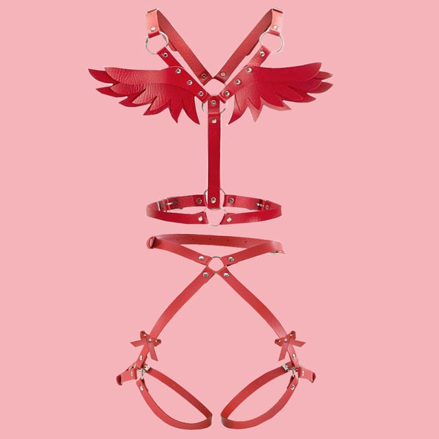 Broken Angel Sissy Harness - Garter - Twisted Jezebel