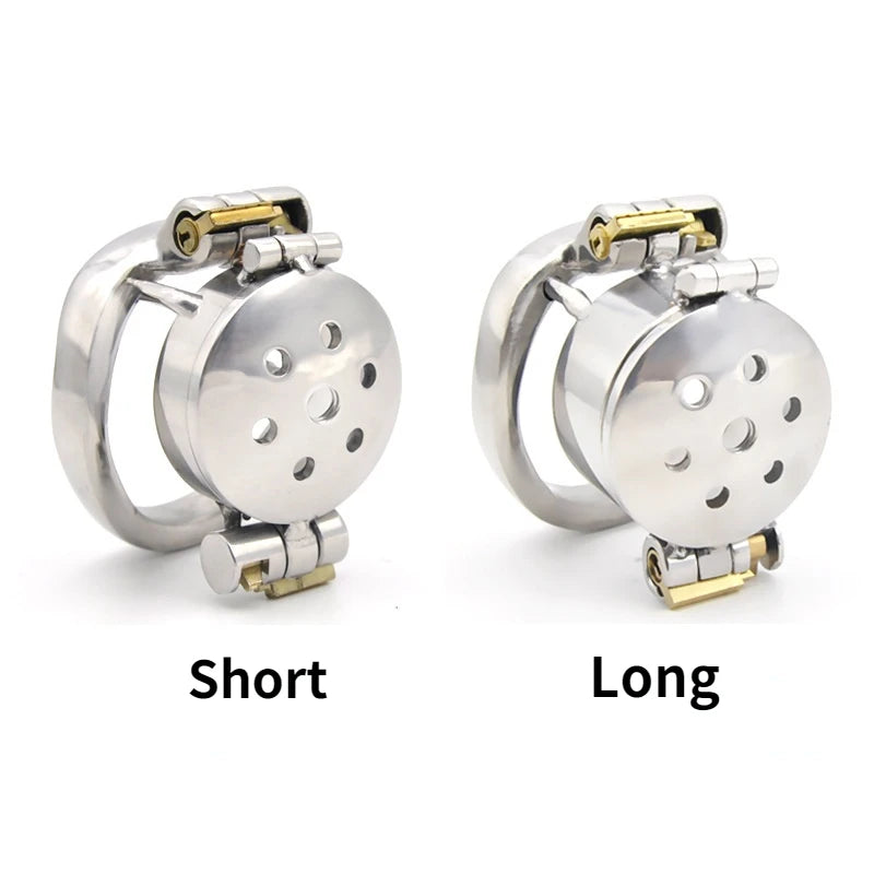 Stainless Steel Sub Hatch Chastity Cage