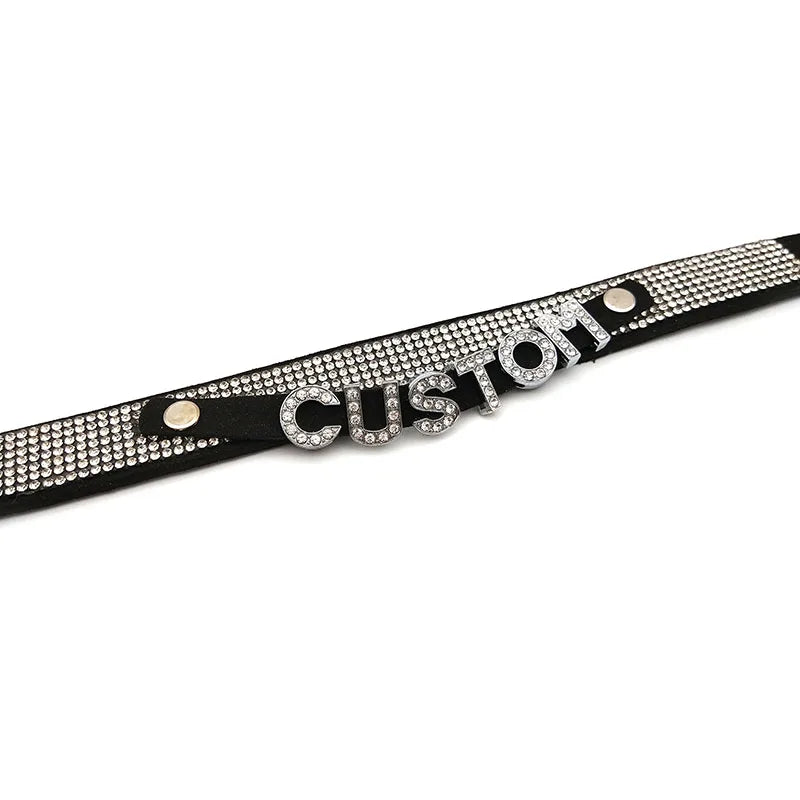 Rhinestone Sissy Boy Choker