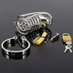 Stainless Serpent Chastity Cage