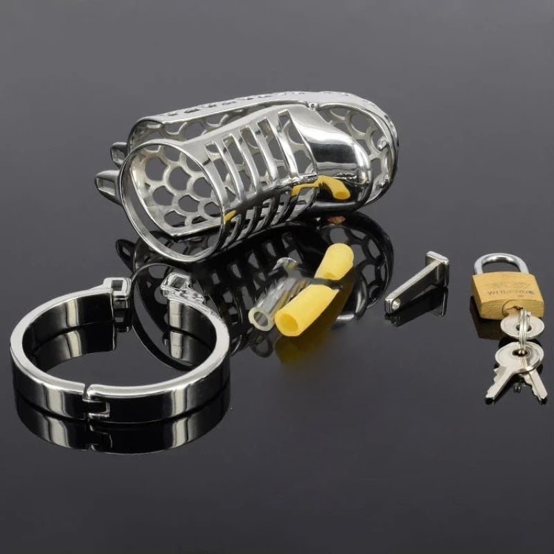Stainless Serpent Chastity Cage