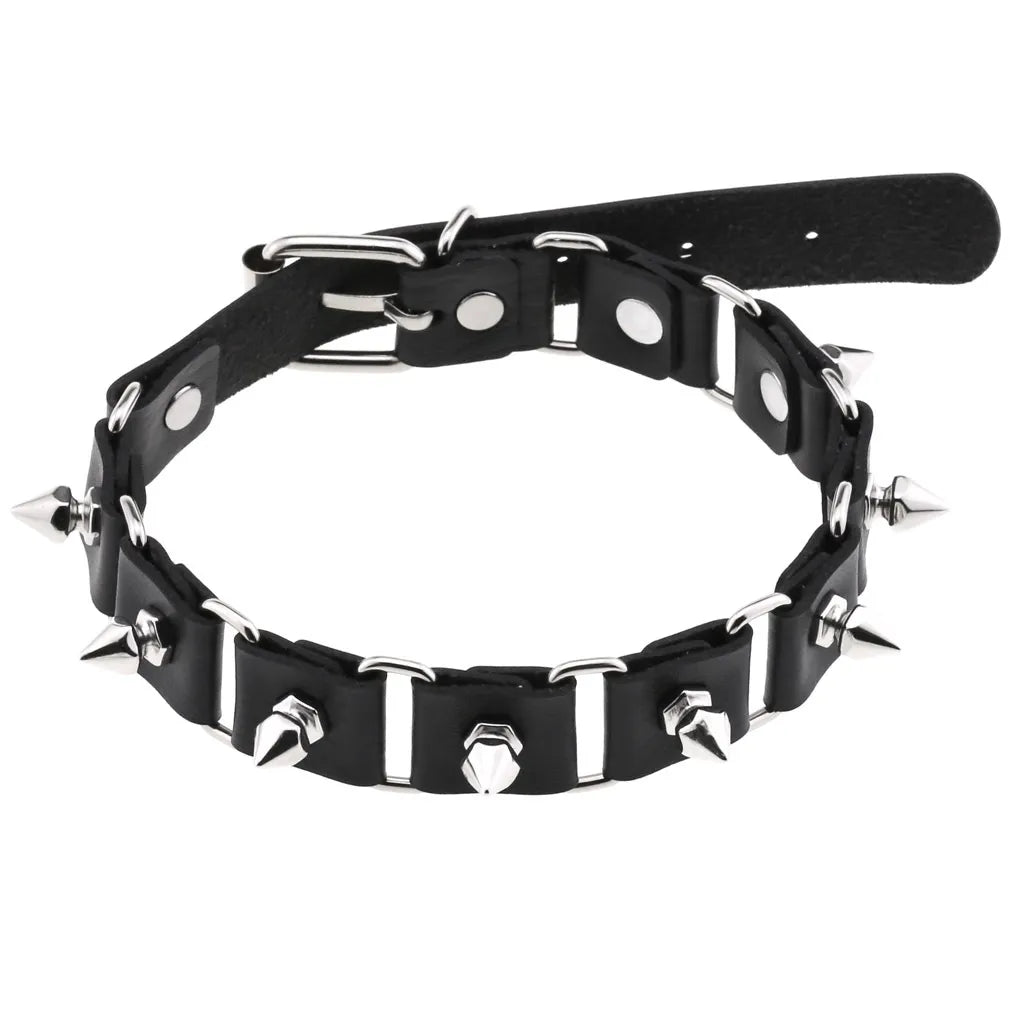 DEZI Choker Collars, Black - Collars - Twisted Jezebel