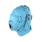 Synth Leather Full BDSM Hood