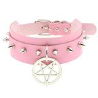 DEZI Choke Collars, Pink Sissy - Collars - Twisted Jezebel