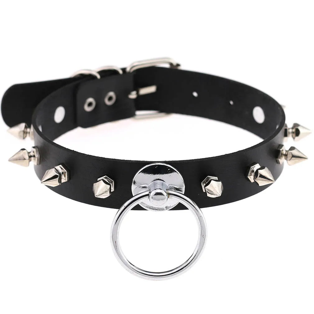 DEZI Choker Collars, Black - Collars - Twisted Jezebel