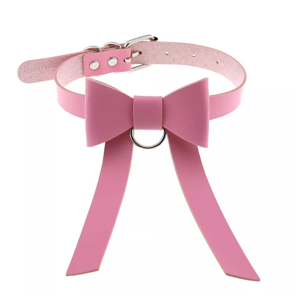 DEZI Choke Collars, Pink Sissy - Collars - Twisted Jezebel