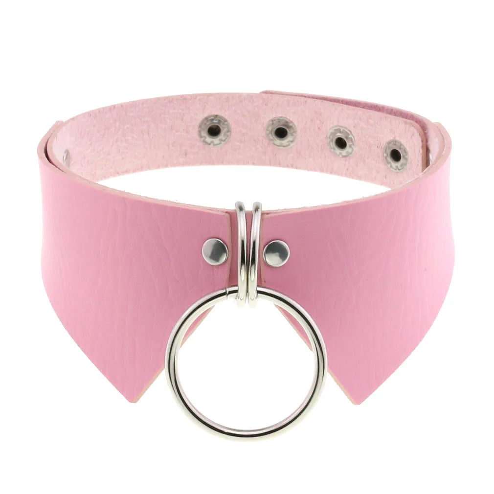DEZI Choke Collars, Pink Sissy - Collars - Twisted Jezebel