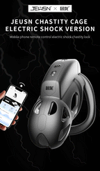 JEUSN Electric Shock Chastity Cage