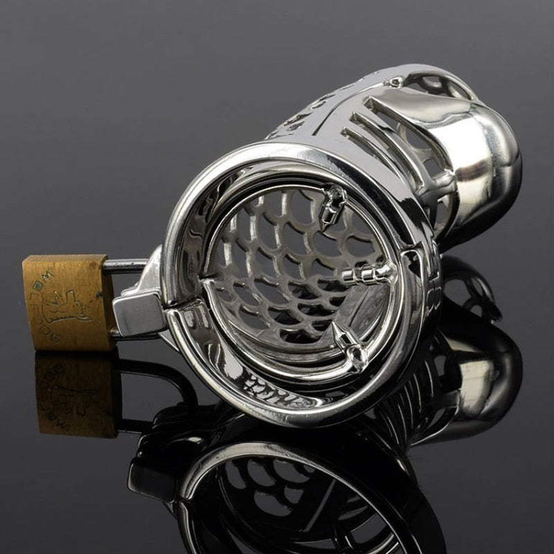 Stainless Serpent Chastity Cage