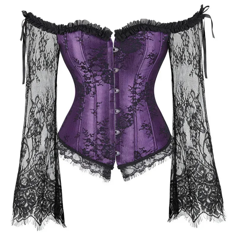 Burlesque Bustier - Corset - Twisted Jezebel