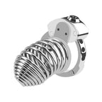 Adjustable Spiraled Cock Cage - Chastity Cages - Twisted Jezebel