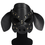 Synth Leather Demented Pig Mask