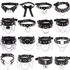 DEZI Choker Collars, Black - Collars - Twisted Jezebel