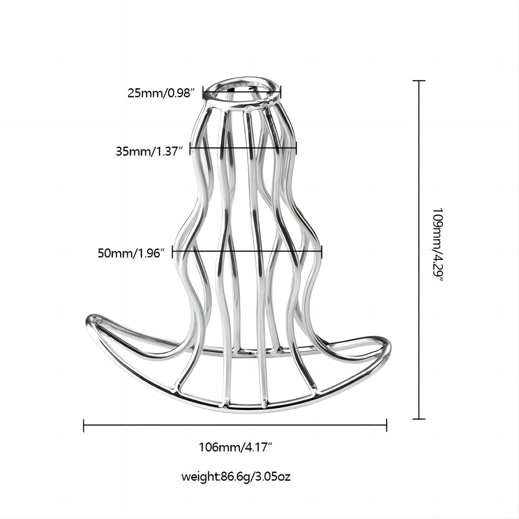 Stainless Steel Hole Stretcher - Anal Toy - Twisted Jezebel