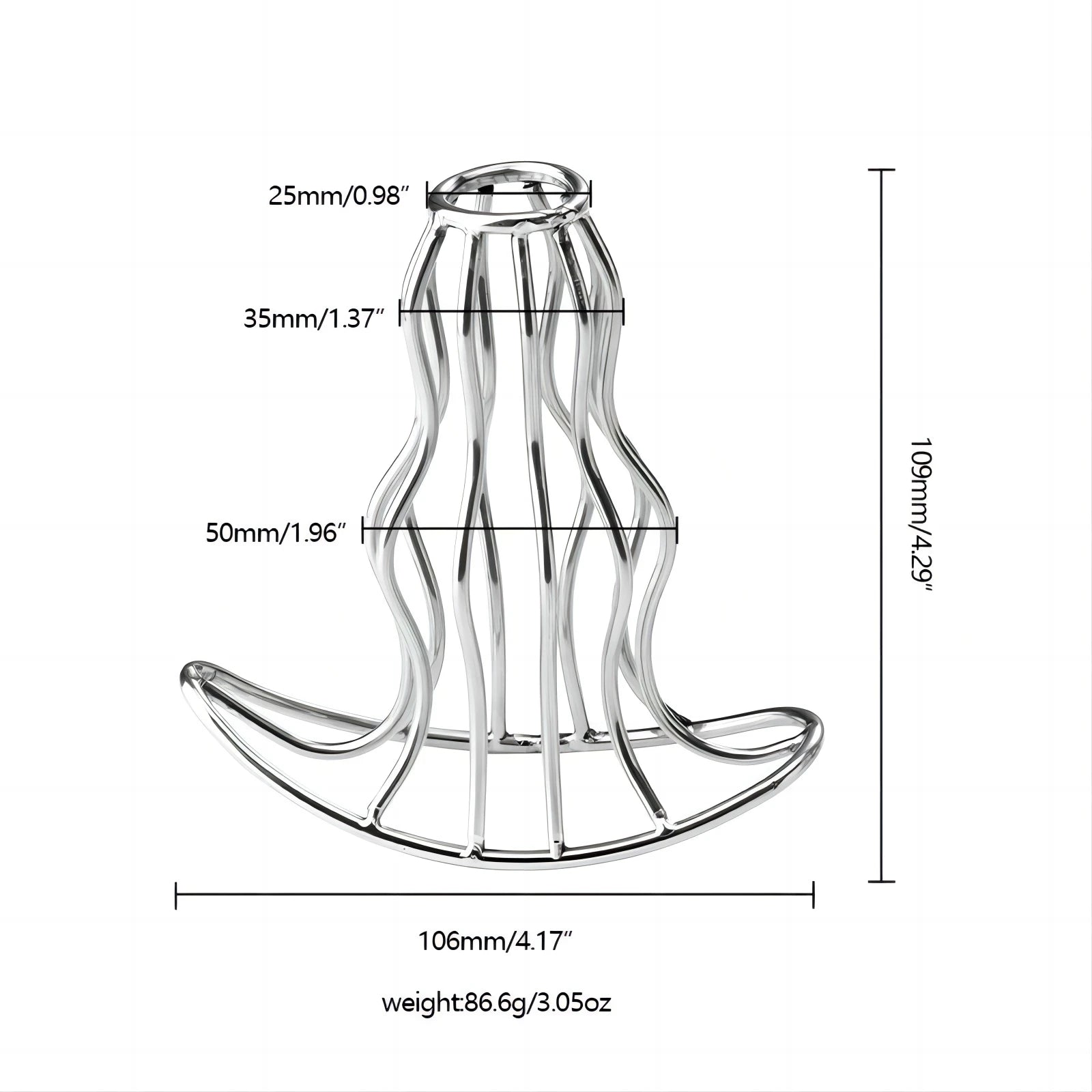 Stainless Steel Hole Stretcher - Anal Toy - Twisted Jezebel