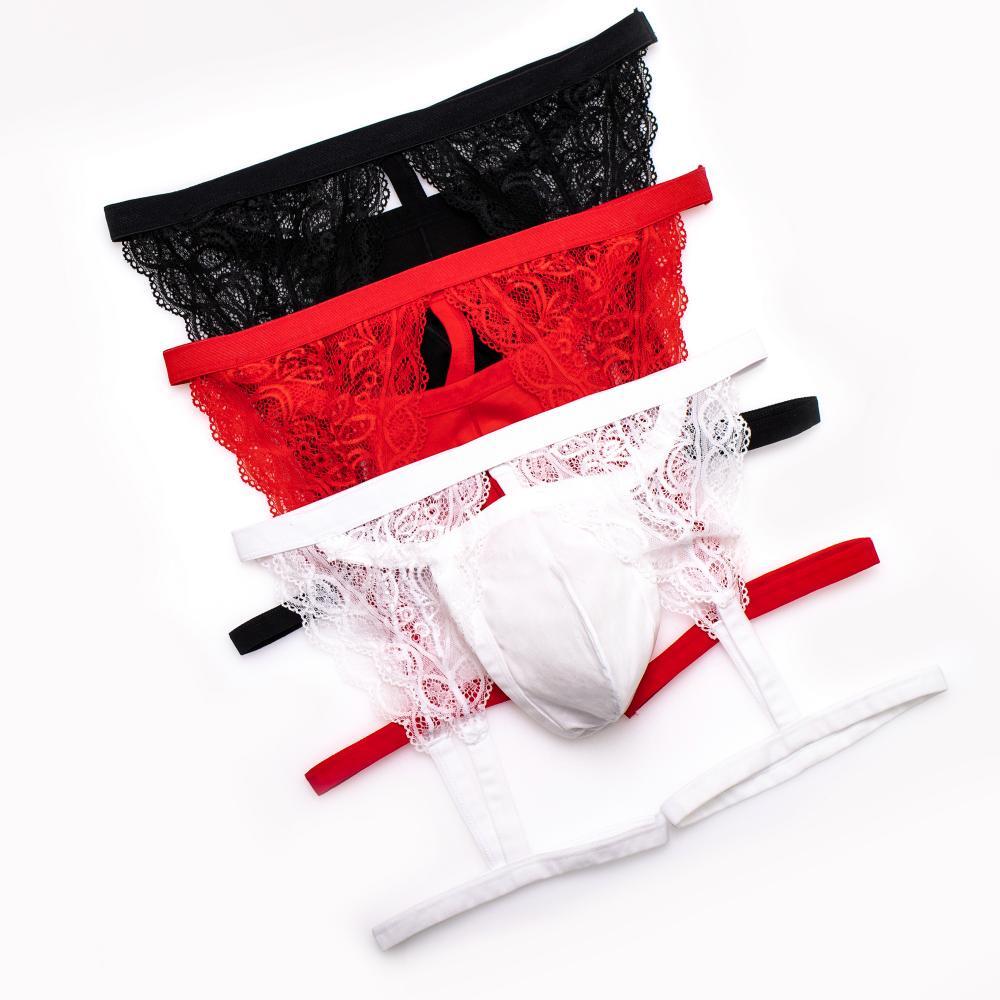 Mens Lace Garter & Thongs - Garter - Twisted Jezebel