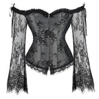 Burlesque Bustier - Corset - Twisted Jezebel