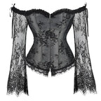 Burlesque Bustier - Corset - Twisted Jezebel