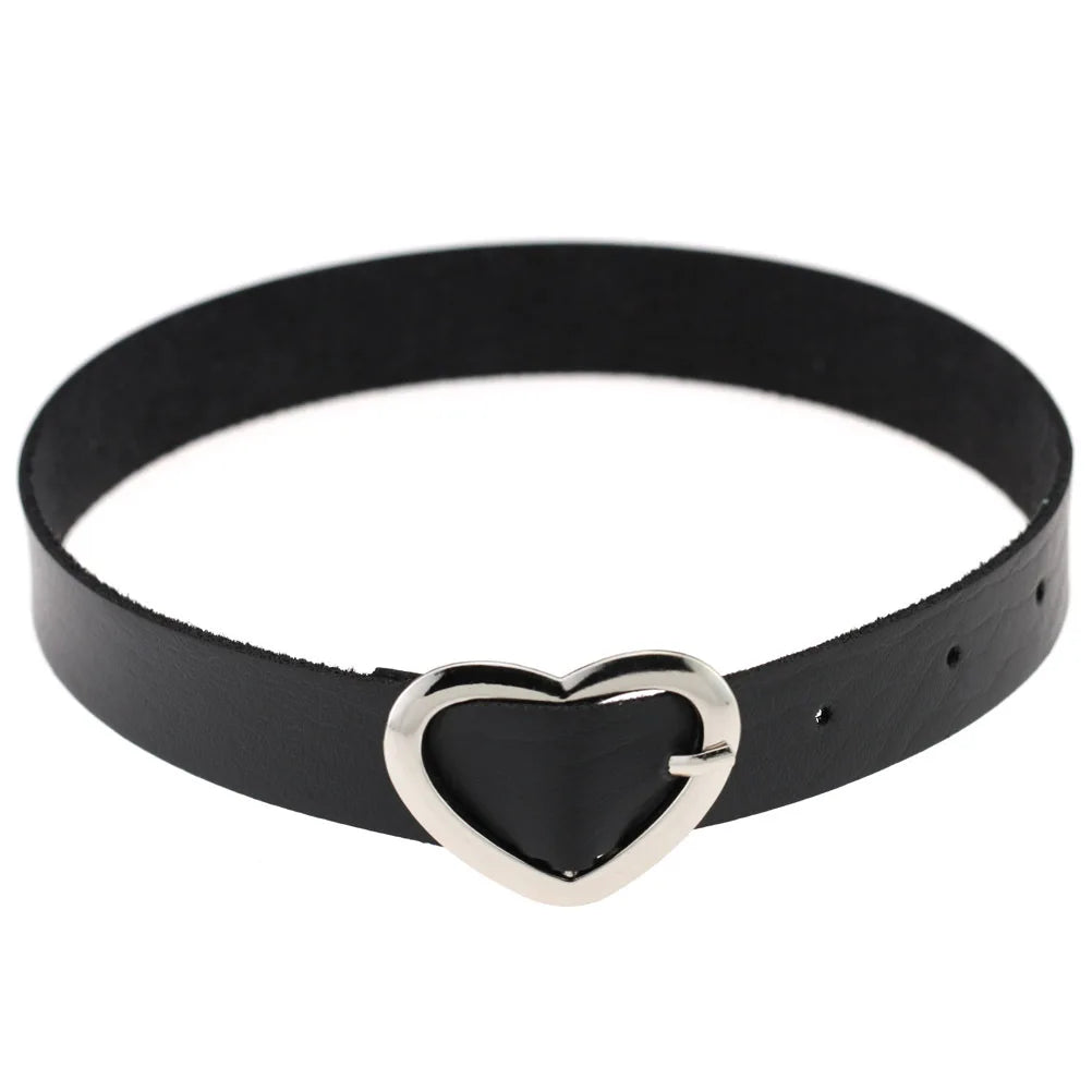 Dark Heart Chokers - Collars - Twisted Jezebel