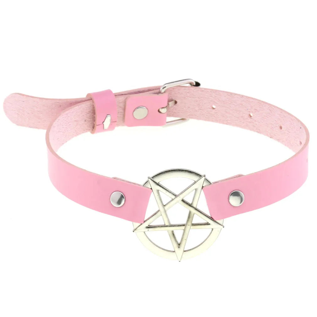 DEZI Choke Collars, Pink Sissy - Collars - Twisted Jezebel