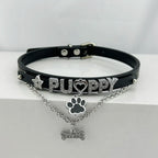 Personalized Rhinestone Puppy Collar