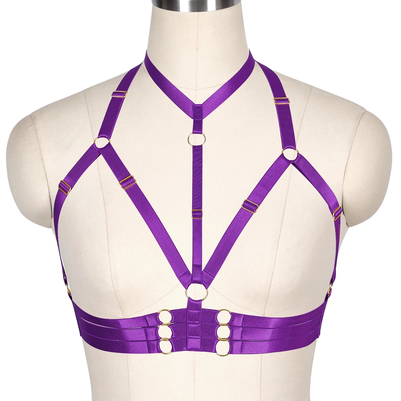 NUVO 5-Strap Sissy Harness - Lingerie - Twisted Jezebel