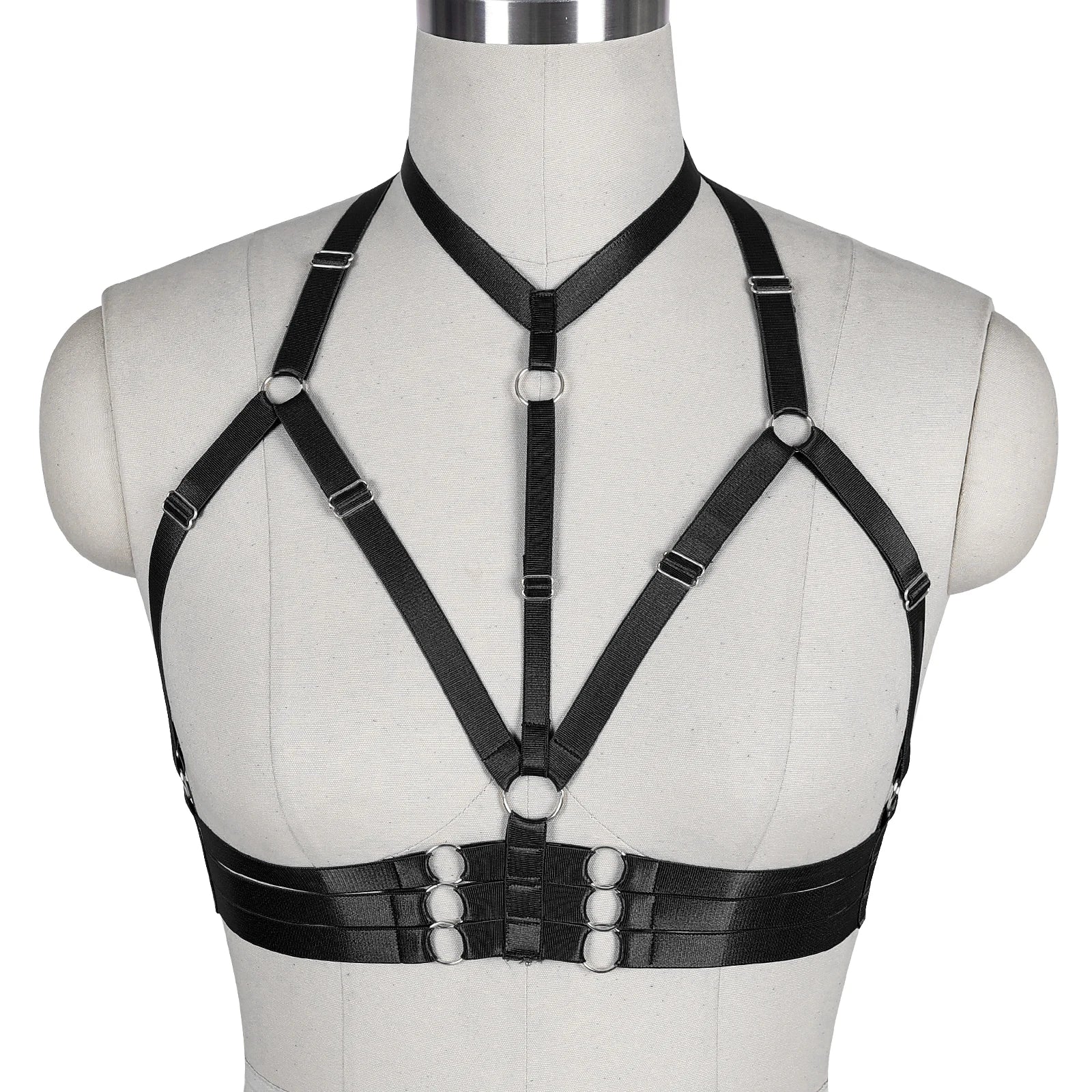 NUVO 5-Strap Sissy Harness - Lingerie - Twisted Jezebel