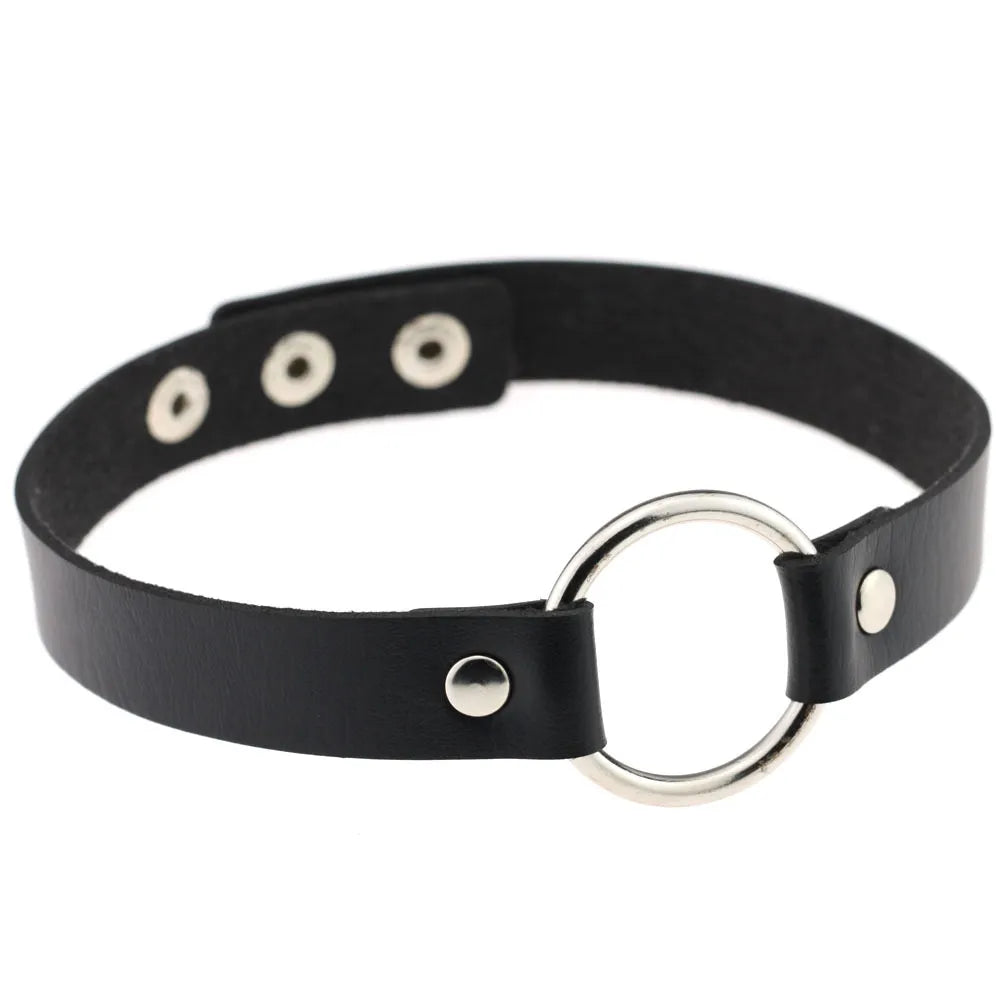 DEZI Choker Collars, Black - Collars - Twisted Jezebel