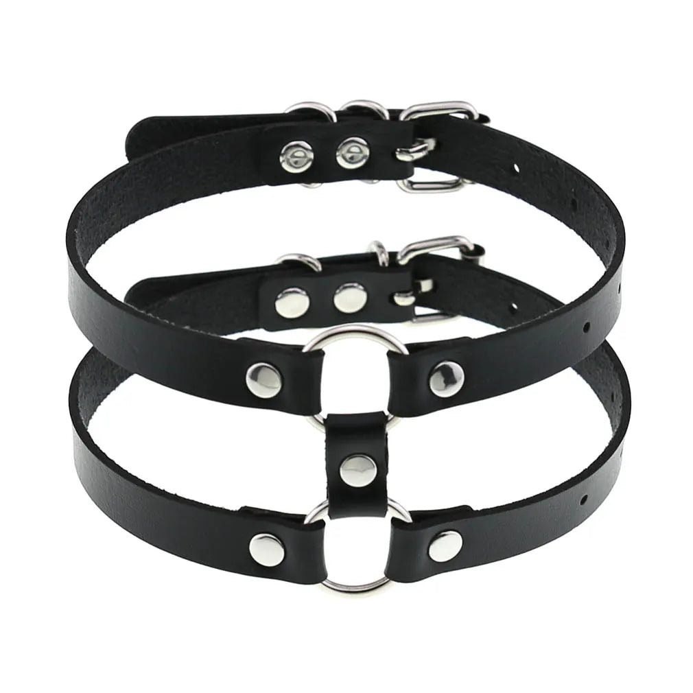 DEZI Choker Collars, Black - Collars - Twisted Jezebel