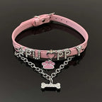 Personalized Rhinestone Puppy Collar