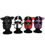 Synth Leather Demented Pup Mask