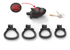 Locked Dog Pup Chastity Cage