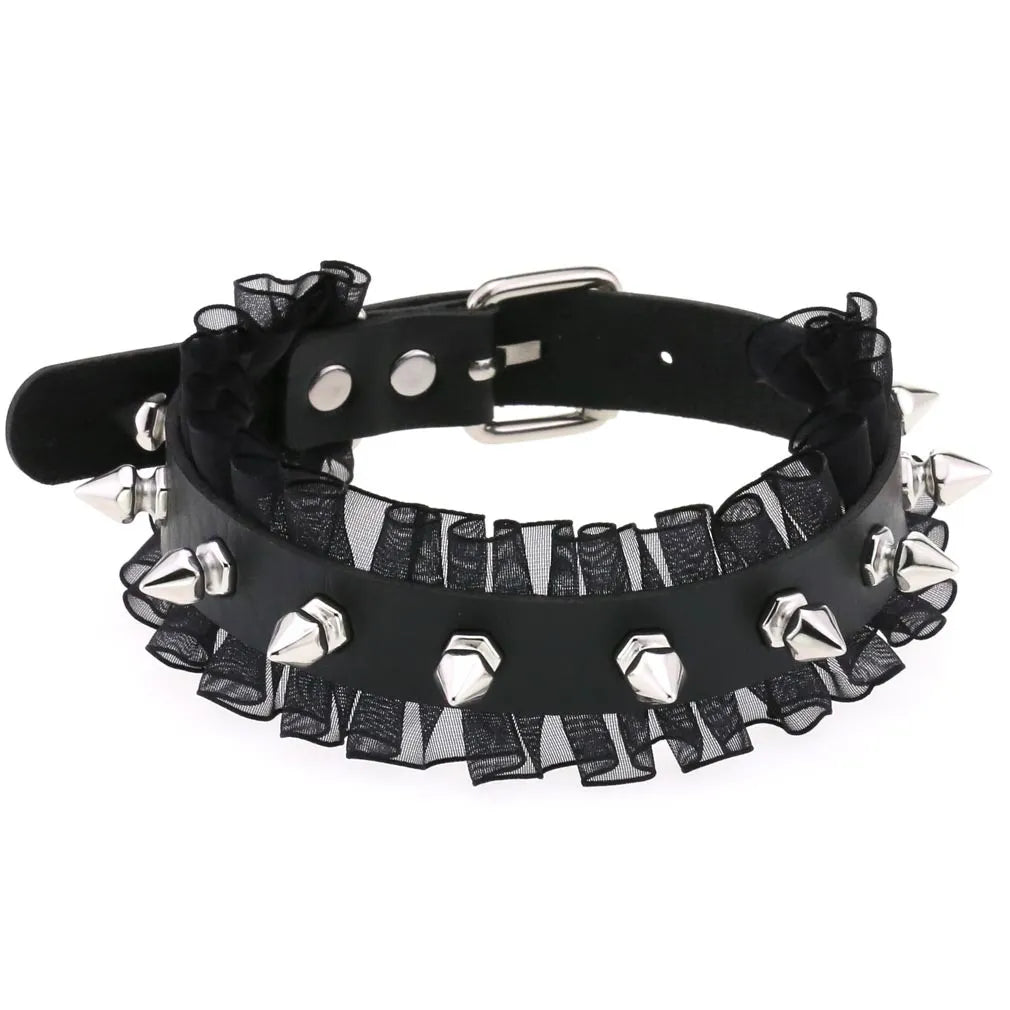 DEZI Choker Collars, Black - Collars - Twisted Jezebel