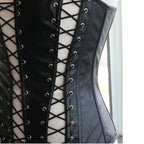 SteamSissy Synth Leather Lace-up Corset