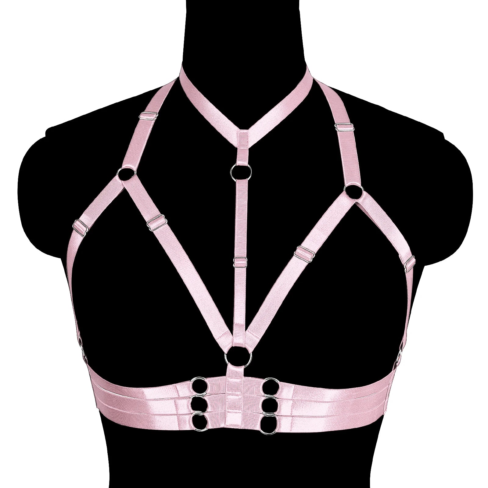NUVO 5-Strap Sissy Harness - Lingerie - Twisted Jezebel