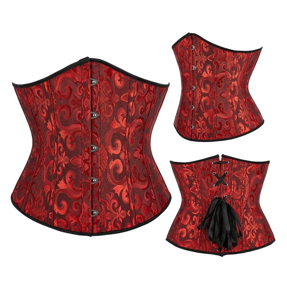 BoomGlam Jacquard Lace Cincher